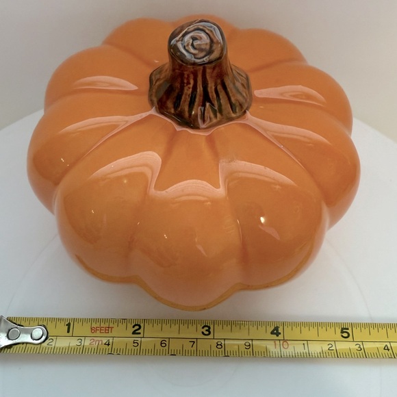 3 Ceramic Pumpkin - 2 Orange 1 White - Picture 9 of 11